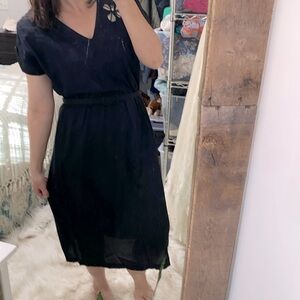 Vintage Jon Wesly dress black size 12